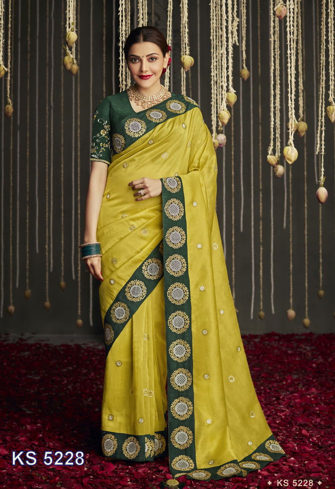 Kajal 11 By KImora Pure Soft Silk Designer Saree Catalog